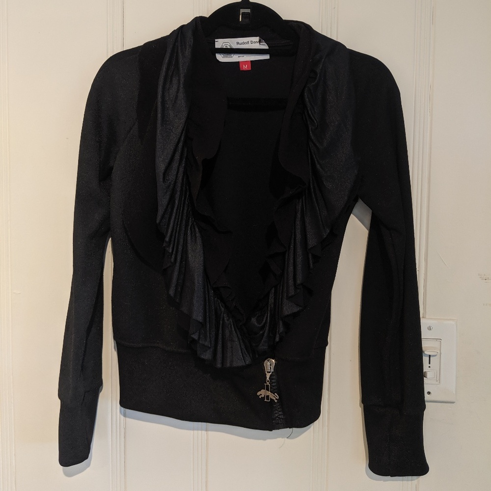 Black Puma by Rudolf Dassler Ruffle Jacket